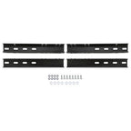Single Axle Trailer Fenders for 13 inch Wheels Tires Skirt Boat Glossy Black 2