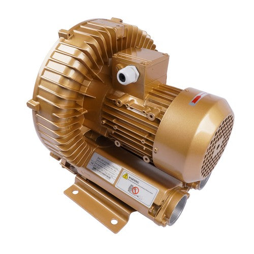 New Regenerative Blower 220V-480V 3 Phase 1.5 Kw 60Hz -150 mBar Vacuum 2" In/Out