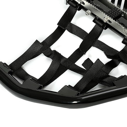 Nerf Bars for Kawasaki KFX 700 Pro Peg Heel Guards Steel Side Step Bar BLK