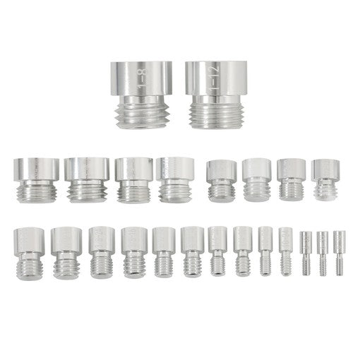 Nut and Bolt Gauge 23 Metric & 21 Inch 44 Pcs Nut and Bolt Thread Checker in Box