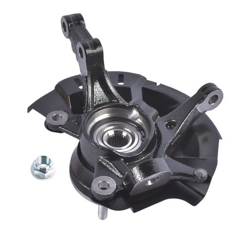 Front Passenger Side Steering Knuckle Black for Dodge Attitude Hyundai Accent