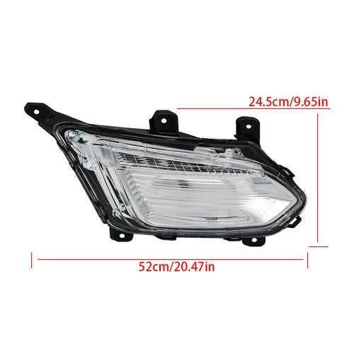 For Chevy Equinox L LT LS 16-17 LH+RH Front Daytime Running Fog Lights Assembly