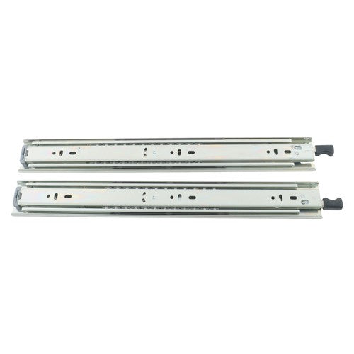 1 Pair of Locking Drawer Slides 16Inch Full Extension & Lock 150 lbs Capacity