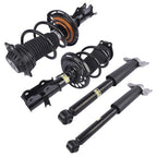 2 Front Strut & Spring Assys + 2 Rear Shock Absorbers For Chevy Malibu 2016-2023