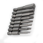 Metric mm Hex Head Allen Bit Set 8 Piece Quick Connect Shank Impact Driver Drill