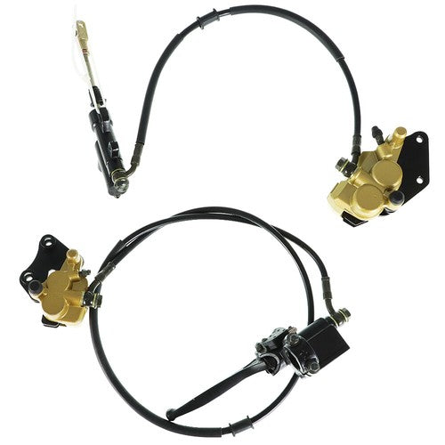 Front Rear Hydraulic Brake Caliper For 50cc 110cc 125cc Classic Pit Dirt Bike