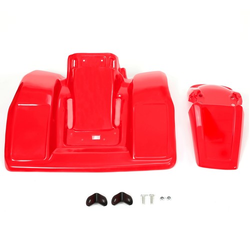 Red Plastic Front Rear Fender Set For Honda ATC 250R 83 84