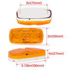 10X Trailer Amber LED Marker Light Double Bullseye 10 Diodes Clearance Light