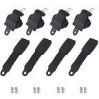 4Sets 42" Golf Cart Seat Belts Lap Set Retractable Fits For EZGO/Yamaha/Club Car