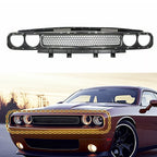 Front Bumper Grille Black Chrome Trim Molding for 2008-2014 Dodge Challenger