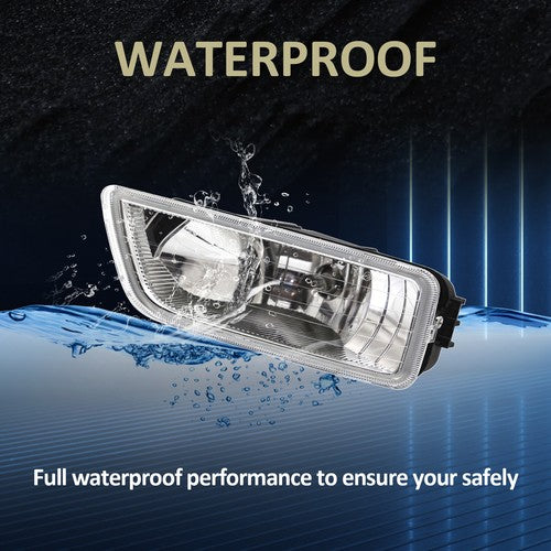 Front Bumper Driving Fog Light Lamp w/Wiring for Honda Accord 2003-2007 4DR