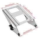 King Trunk Pack Backrest Mount Rack For Harley Davidson Touring Road Glide 2014+