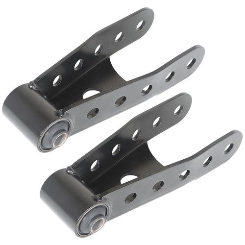 For Dodge Chevrolet Ford & GMC Rear Lowering Shackle Kit 2PCS 6400 With 2" Drop