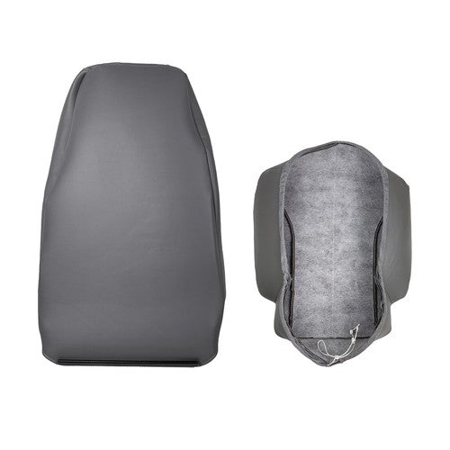 Seat Cover+Backrest Driver's Side Gray Air Ride 2-PCS Set Leather 4200-4300-4400