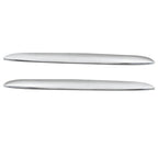 For BMW E90 E91 325i 330i 2x Hood Molding Chrome Right & Left Front Trims Above