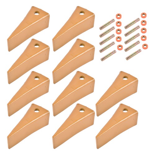 10 Sets 1U3202 Digging Bucket Teeth with Pins 8E6208 & Retainers 8E6209 for J200