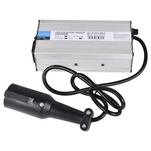 48 Volt 6 Amp Battery Charger Snap Head 3 Pin Plug For Club Car Golf Cart