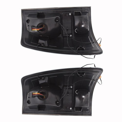 Black Housing Smoked Lens Tail Lights Brake Lamps Fit For Dodge Ram 1500 09-18