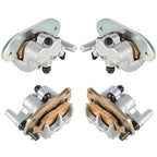 Front & Rear Brake Calipers Set For Yamaha Rhino 700 YXR700 With Pads 2008-2013