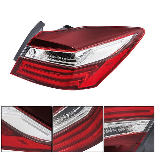 Left & Right Side Tail Lamps For Honda Accord 2016-2017 Pair Tail Lights Outer