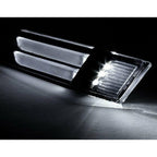 LED Bumper Smoky Side Marker Lights Pair 2003-2007 for Infiniti G35 2Door Coupe
