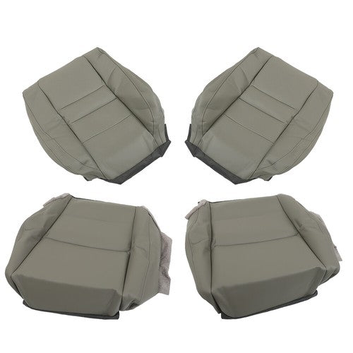 New For Honda Accord 2008-2012 Driver & Passenger Bottom Top Seat Cover Gray