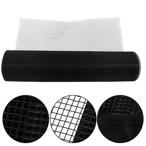 48in*100FT1/2In Hardware Cloth Chicken Wire Fence Vinyl Coated Welded Mesh New