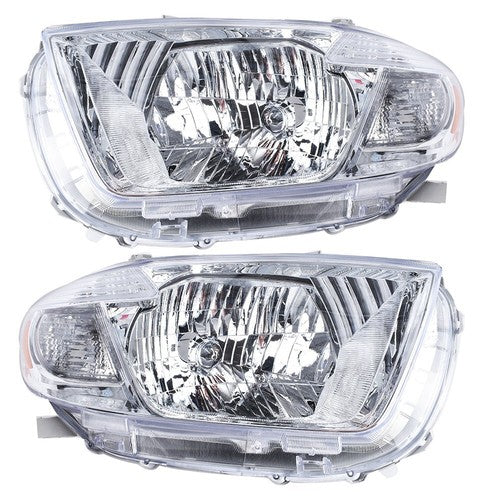 Halogen Headlight For Toyota Highlander 2008-2010 Driver/LH & Passenger/RH Side