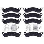8 BRAKE PAD KIT 10K-12K AXLE FOR K71-180-00 DEXTER CALIPER 2WHEELS Semi-Metallic