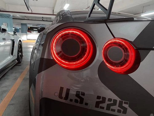 Red LED OE Style Tail Lights Upgrade Brake Lamps for 2009-2022 for Nissan GTR R35