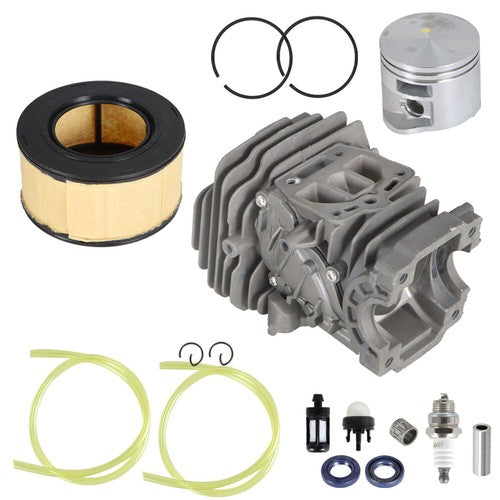 Air Filter Bulb Tune-Up Kit Cylinder Piston Fits For MS251 MS 251 44mm Chainsaw