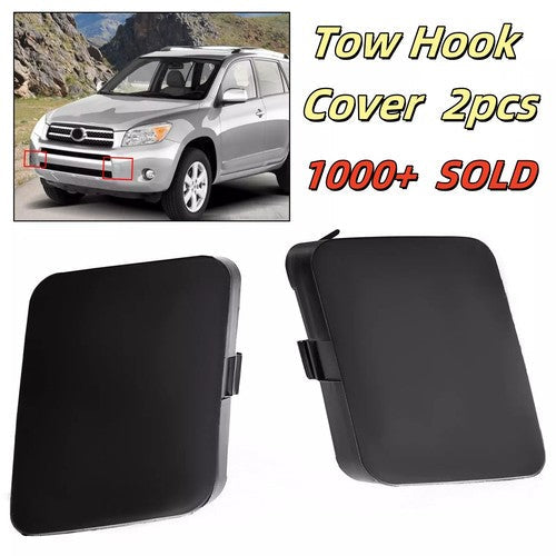 Bumper Tow Hook Cover Cap For 2006-2008 Toyota RAV4 Left Right 2X