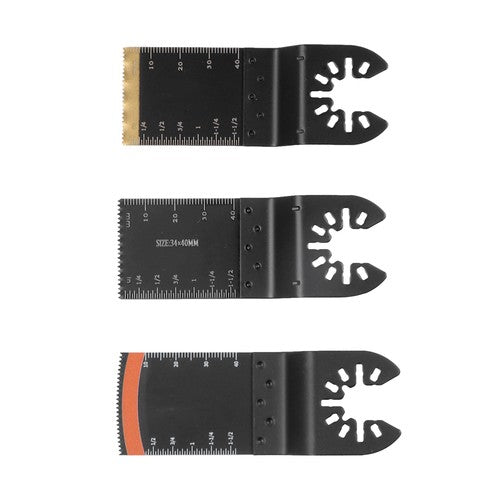 Universal Multi Tool Blades Titanium & HCS Oscillating Saw Blades Set of 105