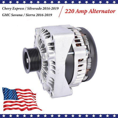 Alternator 220A for GMC Sierra Chevy Silverado 2500 HD 2015-2019 Suburban 3500HD