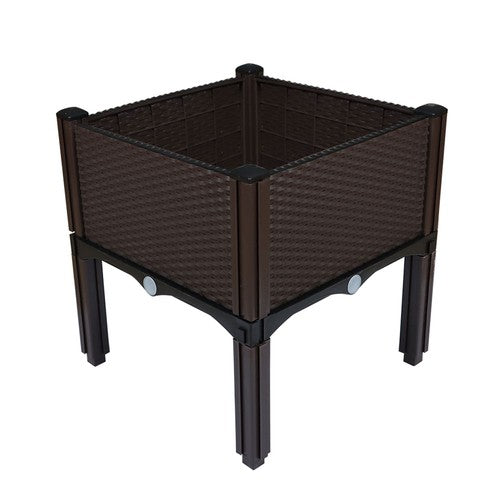 Raised Garden Bed Outdoor Elevated Planter Box Herbs Flowers Plants Vegetables