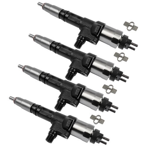 Ser of 4 Common Rail Fuel Injectors Fits for Kubota V3800 V3800T 3.8L 1J50053052