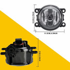 Bumper Clear Fog Light Lamp Replaces Lens Pair for Nissan Pathfinder 2017-2020