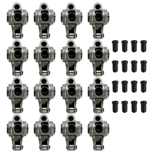 For Chevy SBC 267 350 1.6 Ratio 7/16" Full Roller Rocker Arms No Self-Aligning