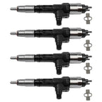 Ser of 4 Common Rail Fuel Injectors Fits for Kubota V3800 V3800T 3.8L 1J50053052