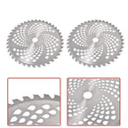2 Pack For Cutter Trimmer Weed Eater 10" x 40t Carbide Tip Brush Blades