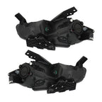 Fit For Dodge Dart 2013-2016 LH+RH Headlights Replacement Halogen Black Housing