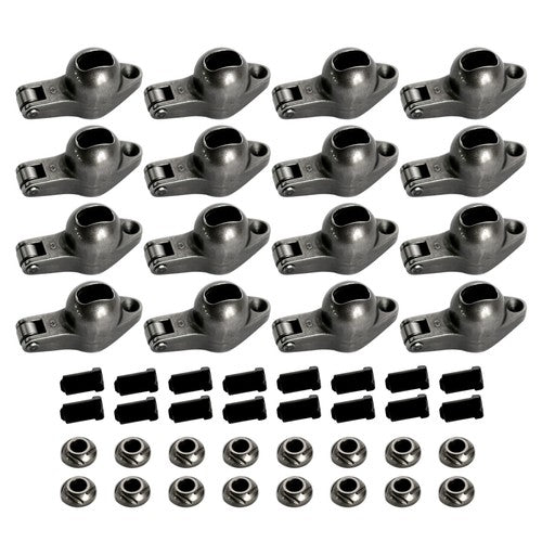 1.7 x 7/16" Stud Steel Roller Rocker Arms Set with Balls for Big Block Chevy 454