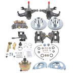 For Chevy C10 Suburban Base Truck Front Disc Brake Conversion Kit 6 Lug Wheels