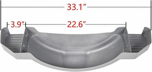 Set Of 2 Single Axle Trailer Fenders w Steps For 12 Inch Wheels Tires Skirt Boat