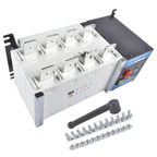 Industrial Automatic Transfer Switch 4P 630A 110V or 220V Plastic Copper Steel