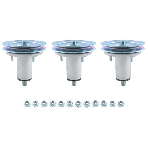 3PK For Gravely Ariens 52" Deck Spindle Assembly w/Pulley 51537200 51528000 New