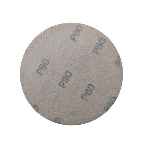 NO-Hole Sand Paper 5 Inch Hook Loop Pads Sanding Disc Flocking 80 Grit 100 Pack