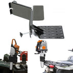 For Tractor ATV UTV Saw Mount Press Chainsaw Bracket with Tubular Rack Tool