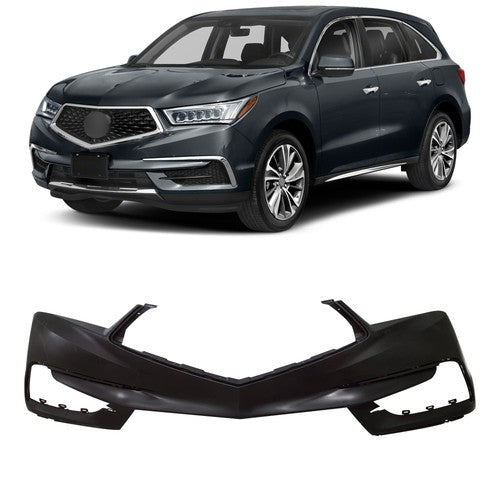 Plastic Primed Front Bumper Cover Fit For Acura MDX 2017 2018 2019 2020