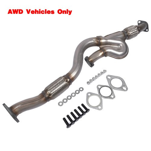 Exhaust Front Flex Y Pipe for Kia Sportage EX LX 2.7L V6 2656CC AWD 2005-2008